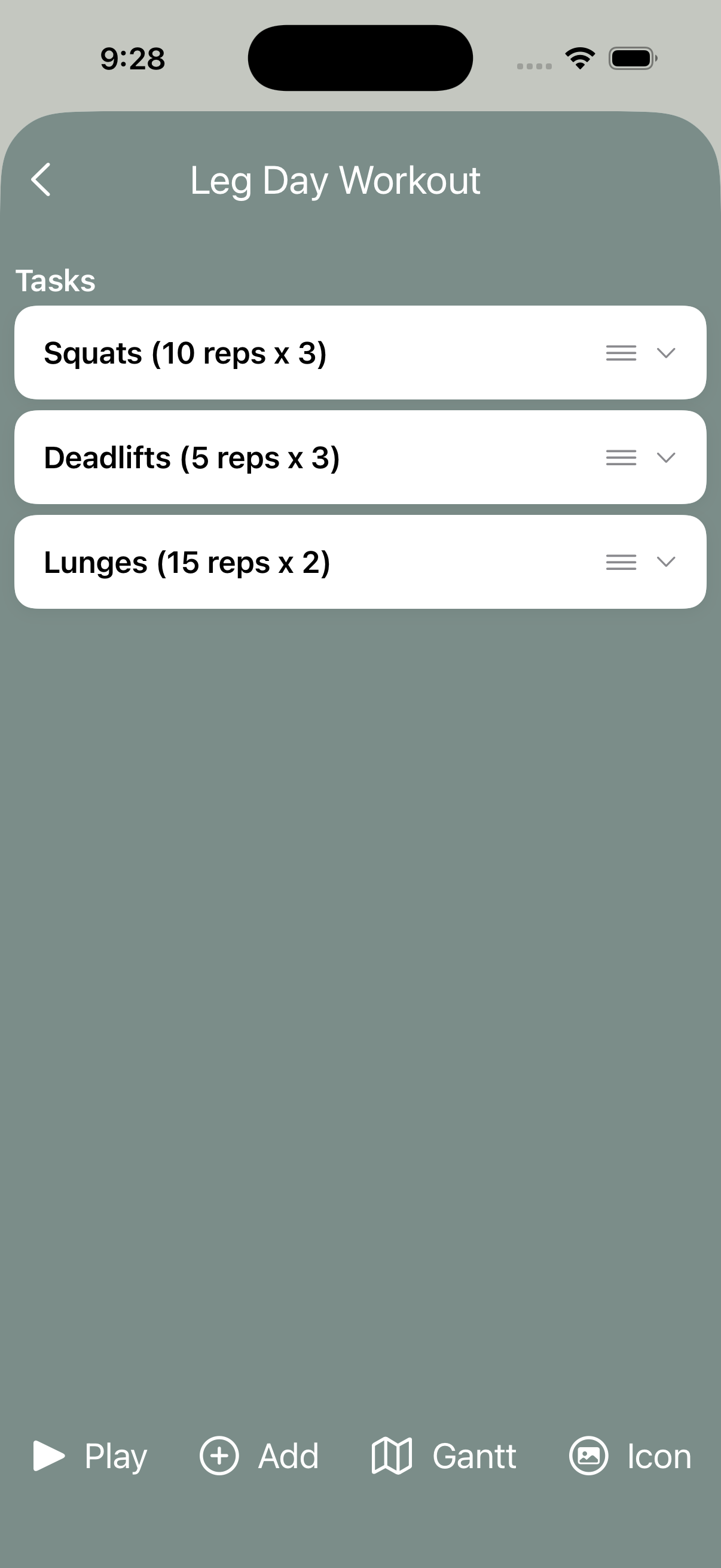 sqncr app: a work sequence with multiple timers in order